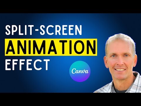 Split-Screen Animation Effect | Canva Morph Transition for Presentations and Videos