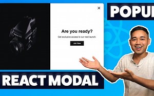 React弹窗（模态）教程【中英字幕】