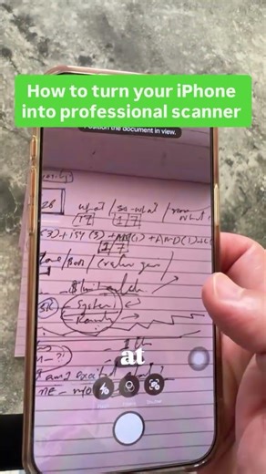 how to turn your iphone into a scanner. #iphone #iphonepromax #iphoneair #ios