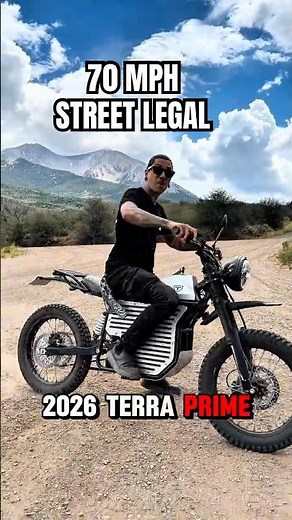 70 MPH Street-Legal Electric Motorcycle | Terra Prime ⚡