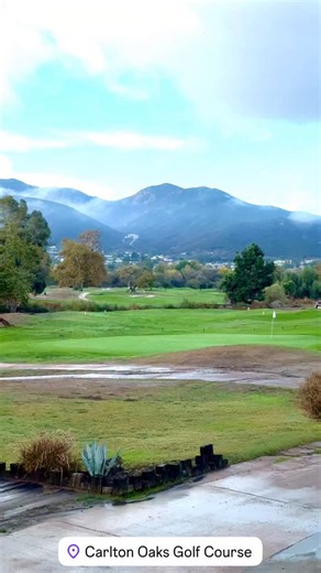 🌧️ The course held up great! Yesterday’s storm dropped just over an inch of rain, and Carlton Oaks handled it beautifully. The golf course is fully open, so grab your clubs and come out for a round! ⛳ Note: The driving range will remain closed today. #sandiego #wintergolf | Carlton Oaks Golf Course