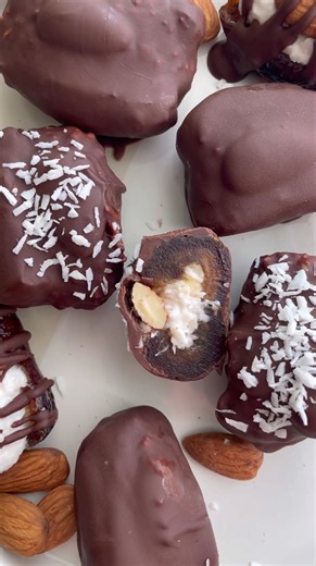 3.3K views · 22 reactions | These Almond Joy Medjool Dates are going...