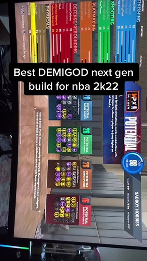 Best build nba 2k22 next gen #best #fyp #foryou #nba #nba2k22 #dominate #allaround #demigod