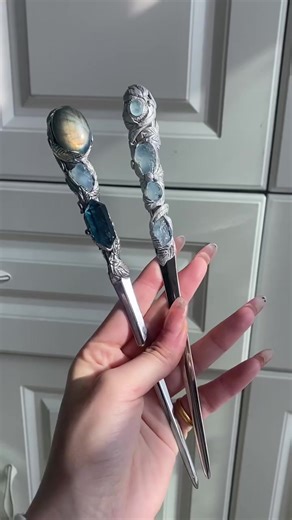 Please share the tutorial for what witches can draw ||| Already bonded, just for appreciation Original design, plagiarism and copying prohibited #Occult #Magic #Witch #WitchDailyPractice #HerbalWitch #Wand #HandmadeOriginal #MagicalGirl #Witch #Wand #Magic #Crystal #WandMaker