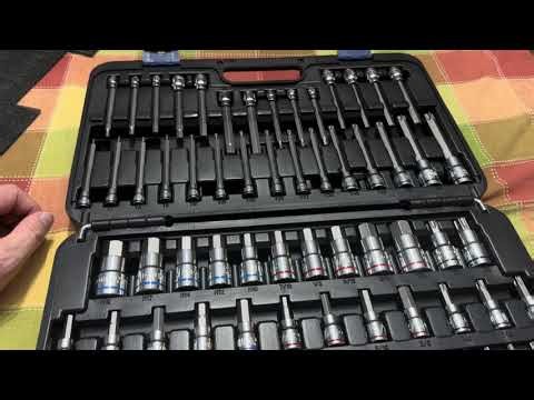 QUINN Master Bit Socket Set, 87-Piece harbor freight review ￼