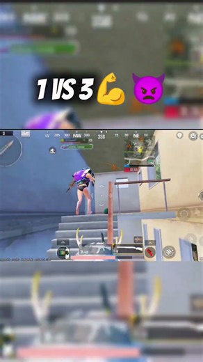 REVENGE 1vs3 RUSH 💥 BGMI Comeback Clutch #ytshorts #bgmi #clutchmovements #quickclutculh #pubg