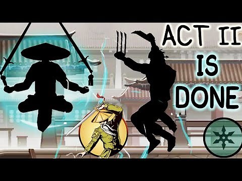 Shadow Fight 2 Special Edition. Defeating Hermit with Lynx's Claws. End of Act 2.