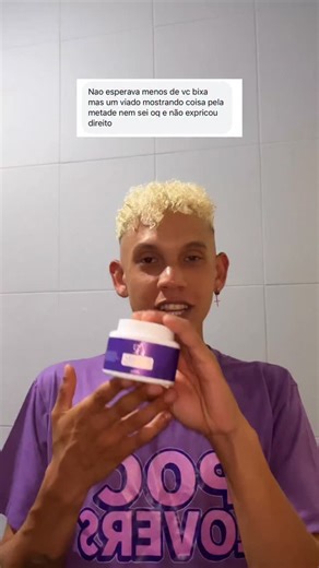 DAVID on Instagram: "Máscara nutritiva para os seus fios capilares ficarem ainda mais saudáveis! Link para compra na bio… 🙌🏾💜 #apocdaobra #lançamento #vemaí #obracivil"