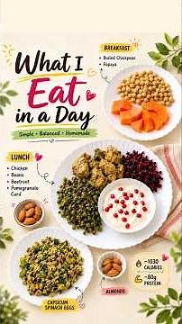 Budget Friendly Diet 💰 What I Eat in a Day? Women Health ❤️ #BalancedDiet #HealthyLifestyle #Shorts