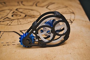 3D Printed Clockwork Fidget Toy: Kinetic Desk Toy for STEM - Etsy