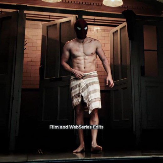 WAIT, You NEVER Take It Off? 🤣 Spider-Man Pool Scene (Tom Holland) #shorts #funny #fyp