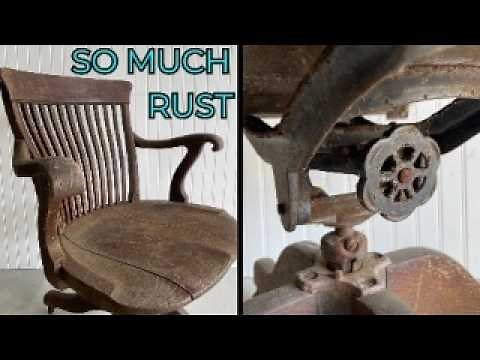 AMAZING Transformation of Antique Desk Chair | Furniture Restoration