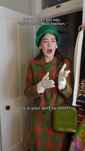 1960s fashion is almost like 3 different decades in 1! #skit #acting #1960sfashion