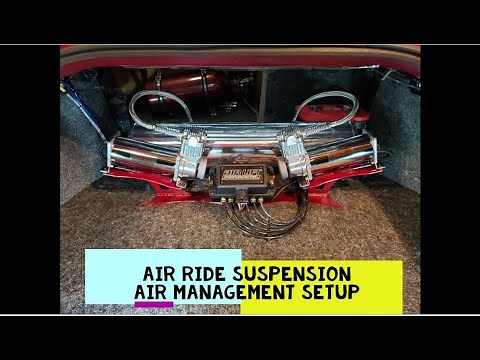 Air ride suspension, Air Management setup