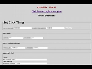 IRCTC Tatkal Automation Tool ,Irctc tatkal extension,IRCTC Quick Tatkal extension, Captcha autofill