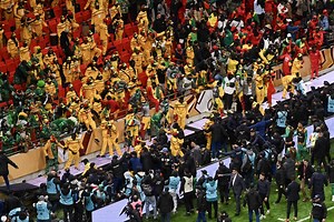 How the AFCON final descended into chaos: A walk off, a fluffed Panenka, and ball boys wrestling a sub
