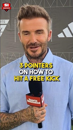 David Beckham gives his tips on how to hit a free kick! ⚽️ | Sports Illustrated