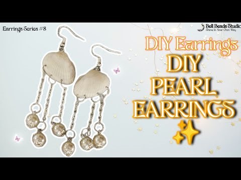 DIY Pearl Earrings ✨ Easy Jewelry Tutorial