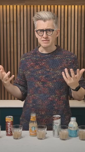 Do you care about the caffeine content in your drinks? Here is a caffeine test of popular canned and bottled coffee in the UK. #coffee #caffeine #coffeelover #costa | James Hoffmann