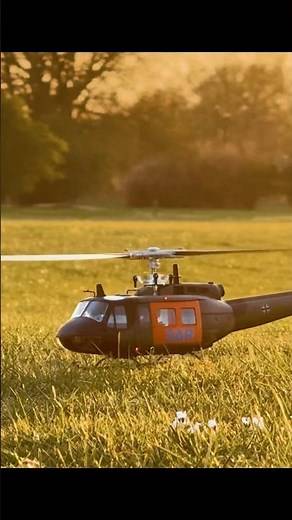 Done! 🎉 Real Scale 1:32 BELL UH1-D SAR RC Helikopter!🚁