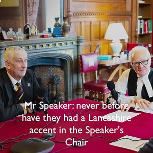 1.6K views · 22 reactions | "The world starts beyond Watford..." Hailing from Chorley and Dumbarton, the Commons Speaker and Lord Speaker bring their own perspectives to the first episode of the new season of the House of Lords podcast. Hear from them at UK House of Lords, or wherever you get your podcasts. | UK Parliament | Facebook