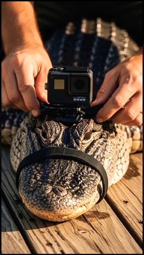 Alligator GoPro POV – Exploring a Sunken Horror City! 🐊🌊#shortvideo