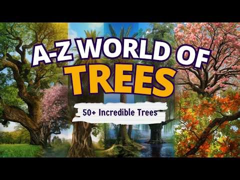 50+ Amazing Trees from A to Z 🌳 | Fascinating Facts, Nature Documentary & Tree Encyclopedia #trees