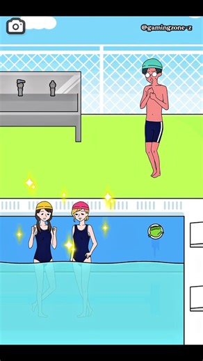 Swimming pool party 😱 with my friend’s #shorts #gaming #mobilegame #androidgames #viral