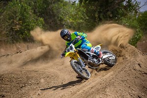 The 2018 Suzuki RM-Z450 was one of the most anticipated bikes of the 450 Shootout. Riders praised its exceptionally turning abilities and new styling, but some complained of an unbalanced feeling with the suspension and a sluggish engine. To read our full 450 Shootout, visit http://twmx.co/zh663a | TransWorld Motocross