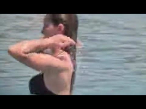 MOST DANGEROUS swimming I did in my life.Big waves and deep water.