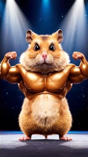What if a hamster was a competitive bodybuilder?
