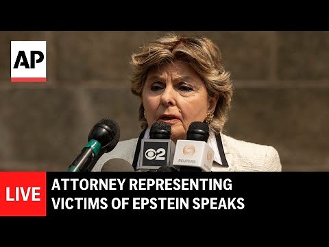 LIVE: Attorney representing victims of Epstein holds a press conference