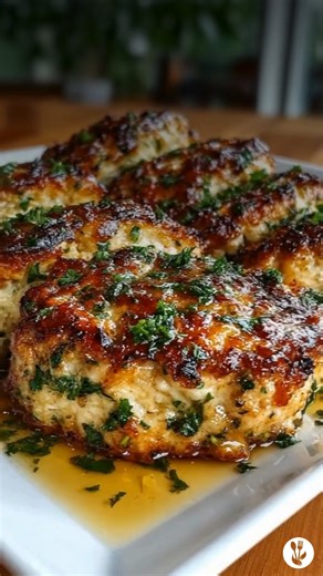 Tender, juicy, and bursting with garlic and Parmesan, these mini chicken meatloaves are the ultimate comfort dinner. Each bite melts in your mouth and fills your kitchen with that irresistible, cozy aroma of home-cooked goodness. Perfect for family nights or when you just need a warm hug on a plate. Ingredients: Main Ingredients: • 1 lb ground chicken • 3 cloves garlic, minced • ½ cup grated Parmesan cheese • 1 cup breadcrumbs • 1 large egg • 1 teaspoon herbs (fresh or dried) • 1 teaspoon salt •