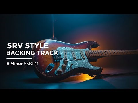 SRV Style Backing Track E Minor 85BPM | Intermediate Texas Blues Guitar Practice