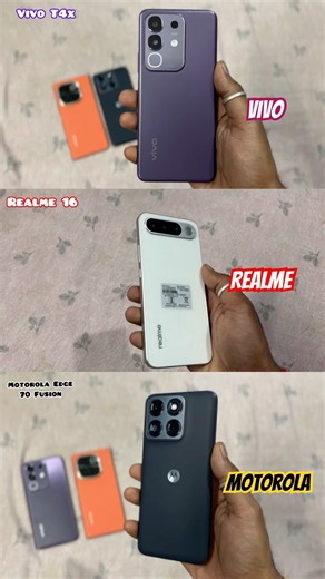 Vivo T4x 5G Vs Relame 16 5G Vs Motorola Edge 70 Fusion 5G Smartphone || Budget Vs Midrange 🔥