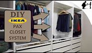 DIY: Custom Closet Using Ikea Pax System