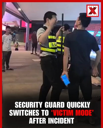 A video circulating online shows a security guard who appears to have used excessive force before quickly switching to “victim mode” after receiving instructions from a colleague. The clip has sparked discussion on social media. [viral video, security guard incident, caught on camera, altercation, social media clip, unusual behaviour] #ViralVideo #CaughtOnCamera #SecurityGuard #TrendingNow #WorldNews #internetbuzzfeed | NewsX World
