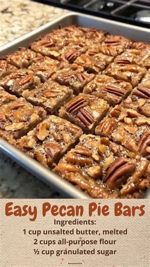 Easy Pecan Pie Bars | Cakecrafted Recipes