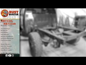 RB7334L & RB7334R - 2007-2019 Chevy/GMC Silverado/Sierra Rear Frame Section Installation Guide