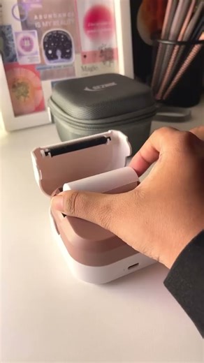 SEZNIK EON Stealth Velvet | Inkless Bluetooth Thermal Pocket Printer for Android & iOS @Seznik