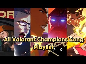 (SUB) All Valorant Champions Song Playlist (2021 ~ 2025) /// (가사포함) 발로란트 역대 챔피언스 주제곡 플레이리스트