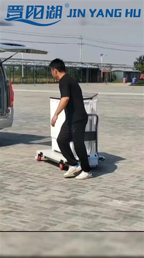 Portable Vehicle-Mounted Folding Flatbed Cart with Electric Lifting Hydraulic Platform Hydraulic Scissors Lift