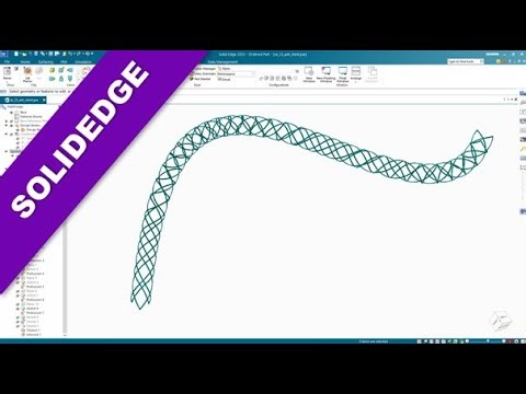 Erweiterter Stent - Advanced Stent - SolidEdge 2023 Training - Part Design