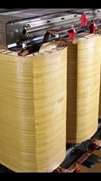 Dry type power transformer construction and winding