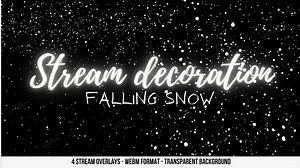 Falling Snow Animated Overlay | Winter Wonderland Stream Add-on | Christmas Snowfall Effects - Etsy Canada