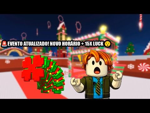 🚨 NOVO HORÁRIO DO EVENTO! ROUBE UM BRAINROT + 15X LUCK