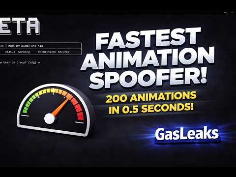Fastest Animation Spoofer 2026 🔥 (200 Animations in 0.5s)