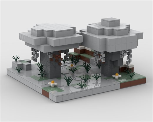 LEGO MOC-247274 Pale Garden (block accurate) (Minecraft 2026)