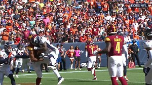 Scuffle ensues after Logan Thomas TD catch amid Kareem Jackson's illegal hit
