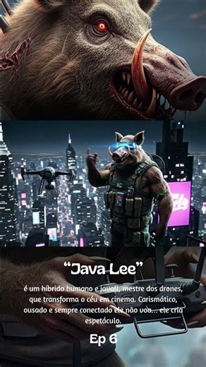 06. Java Lee: Selfie do Perigo #Monstrubers #Shorts #dronelife